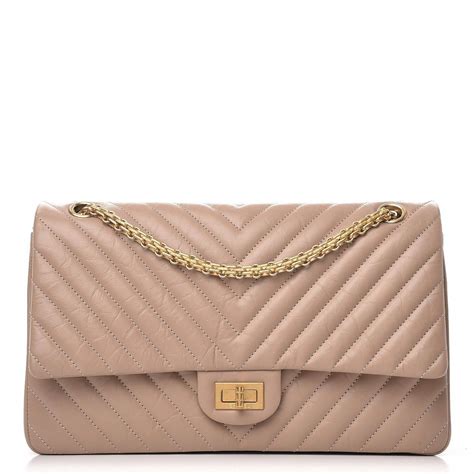 chanel reissue chevron beige|coco Chanel reissue bag.